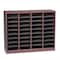 Safco Wood/Fiberboard E-Z Stor Sorter, 36 Sections, 40 x 11 3/4 x 32 1/2, Mahogany 9321MH - alternate 1